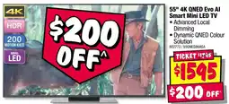 JB Hi-Fi 55" 4K QNED Evo Al Smart Mini LED TV offer