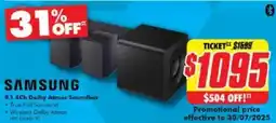 The Good Guys 9.1.4Ch Dolby Atmos Soundbar offer