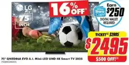 The Good Guys 75" QNED86A EVO A.1. Mini-LED UHD 4K Smart TV 2025 offer