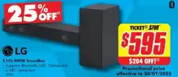 The Good Guys 5.1Ch 800W Soundbar offer