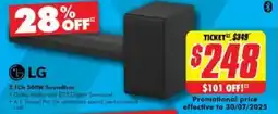 The Good Guys 2.1Ch 300W Soundbar offer