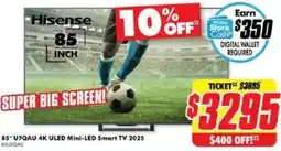 The Good Guys 85" U7QAU 4K ULED Mini-LED Smart TV 2025 offer