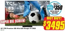 The Good Guys 85" C7K Premium QD-Mini LED Google TV 2025 offer