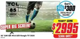 The Good Guys 85" C6K QD-Mini LED Google TV 2025 offer