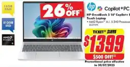 The Good Guys HP OmniBook 5 16" Copilot PC Touch Laptop offer