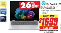 The Good Guys HP Omnibook X Flip 14 2-in-1 OLED Laptop offer