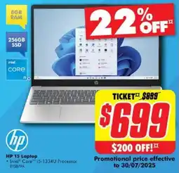 The Good Guys HP 15 Laptop offer