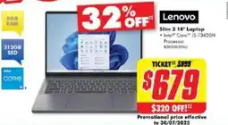 The Good Guys Slim 3 14" Laptop offer