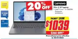The Good Guys Slim 3 14" Laptop offer
