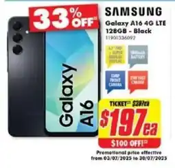 The Good Guys Galaxy A16 4G LTE128 GB offer