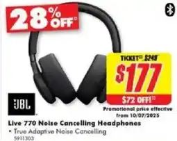 Live 770 Noise Cancelling Headphones