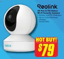 The Good Guys 2K Pan & Tilt Indoor Wi-Fi Security Camera offer