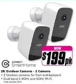The Good Guys 2K Outdoor Camera - 2 Camera offer