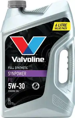 SuperCheap Auto Valvoline SYNPOWER FE 5W-30 6L Engine Oil offer