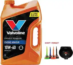 SuperCheap Auto Valvoline ENGINE ARMOUR 10W-40 6L Engine Oil offer