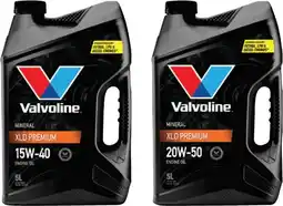 SuperCheap Auto Valvoline XLD PREMIUM 15W-40 or 20W-50 5L Engine Oils offer