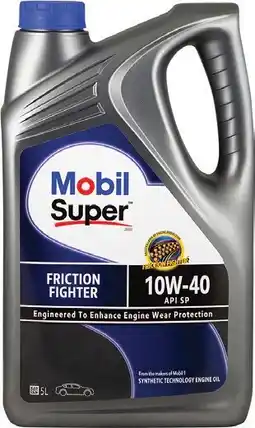 SuperCheap Auto Mobil Super FRICTION FIGHTER 10W-40 5L Engine Oil offer