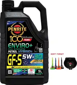 SuperCheap Auto Penrite ENVIRO+ GF-S 5W-30 5L Engine Oil offer