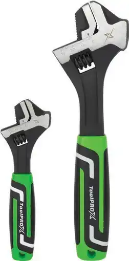 SuperCheap Auto ToolPRO-X 2 Pce Adjustable Wrench Set offer