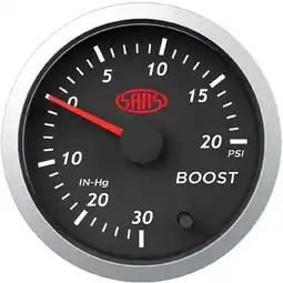 Autobarn SAAS 52mm Street Series Gauges Black offer