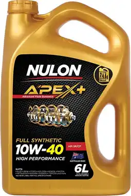 Autopro Nulon APEX+ 10W-40 High Performance 6L offer
