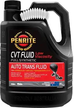 Autopro Penrite CVT Low Viscosity Auto Transmission Fluid 4L offer