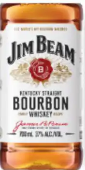 IGA Jim beam white label bourbon offer