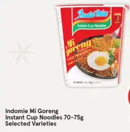 IGA Indomie mi goreng instant cup noodles offer