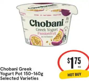 IGA Chobani greek yogurt pot offer