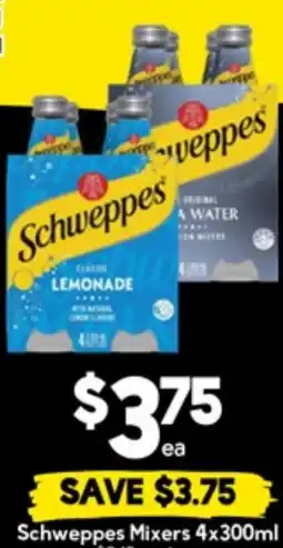 Drakes Schweppes mixers offer