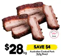 Drakes Australian cooked pork belly roast offer