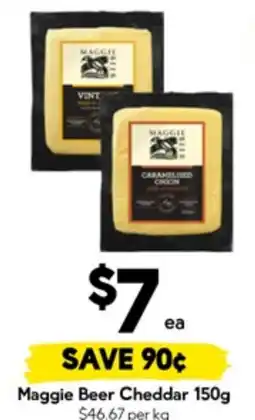 Drakes Maggie beer cheddar offer