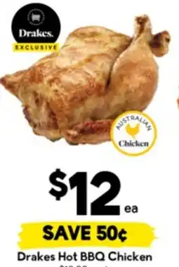 Drakes Drakes hot bbq chicken offer