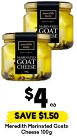 Drakes Meredith marinated goats cheese offer