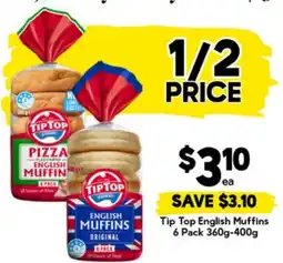 Drakes Tip top english muffins offer