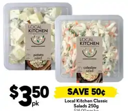 Drakes Local kitchen classic salads offer