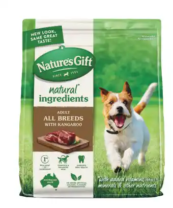 Woolworths Nature’s gift sustain dry dog food 6kg offer