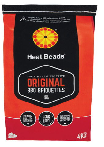 Woolworths Heat beads bbq briquettes 4kg offer