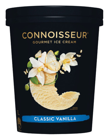 Woolworths Connoisseur ice cream 1 litre – from the freezer offer