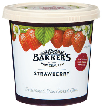 Barker’s jam 400-455g