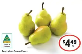 IGA Australian Green Pears offer