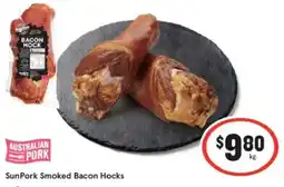 IGA SunPork Smoked Bacon Hocks offer