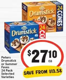 IGA Peters Drumstick or Summer Faves offer