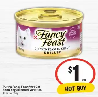 IGA Purina Fancy Feast Wet Cat Food offer