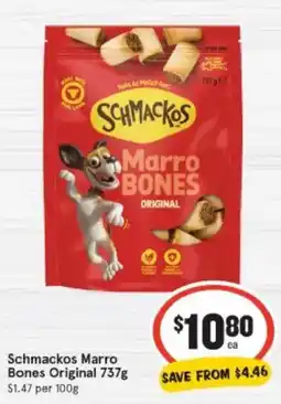 IGA Schmackos Marro Bones Original offer