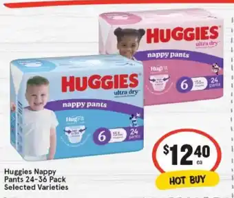 IGA Huggies Nappy Pants offer