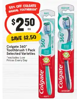 IGA Colgate 360° Toothbrush offer