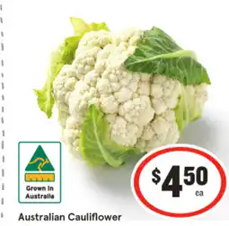 IGA Australian Cauliflower offer