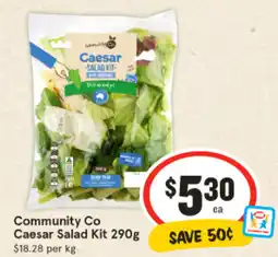 IGA Community Co Caesar Salad Kit offer