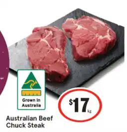 IGA Australian Beef Chuck Steak offer